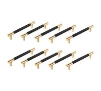 LIXSAZSE Poignées de meubles avec poignée large pour une prise confortable, oxydation multicouche en alliage d'aluminium pour éviter la rouille, Noir, cent quatre-vingt-douze