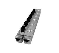 LIXSAZSE Porte-queues de Billard avec Griffes antidérapantes pour Un positionnement Optimal et Un accès Facile et fiable pour Les Joueurs. Support Mural Professionnel pour, Argent, 39.5 x 3.2 cm