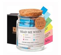 LIXSAZSE Pot de versets de la Bible lire quand cadeaux chrétiens pour femmes et hommes pot versets la Bible en verre lire quand