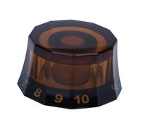 LIXSAZSE Potentiomètre de volume pour guitare : Caractéristiques : Boutons de réglage faciles et intuitifs conçus pour les guitares et basses électriques. Boutons de, Brun clair, 25.08 mm