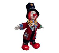 LIXSAZSE Poupée de Clown - Cadeau d'halloween Exclusif et Unique - Pièce de Collection pour Enfants et Adultes, Un ajout Exceptionnel à Toute Collection. Figurine Clown en céramique.