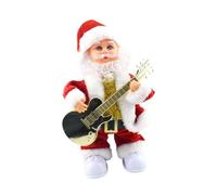 LIXSAZSE Poupée Musicale électrique du Père Noël, Qui répand la pour Joie de Noël avec des mélodies entraînantes. Décoration d'intérieur. Jouet du Père Chantant.