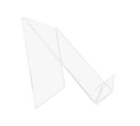 LIXSAZSE Présentoir à t-shirts en acrylique transparent de qualité professionnelle. Mettez en valeur vos présentations magasin et optimisez votre visibilité. Ce présentoir de comptoir est fabriqué