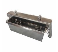 LIXSAZSE Presse à viande maison, outil de cuisine fiable en acier inoxydable pour former la viande et préparer de délicieux sandwichs, Argent, 1.5 kg