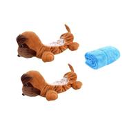 LIXSAZSE Protège-Lames efficaces pour Patins de Hockey, fabriqués en Peluche Douce, pour assurant Une maximale pour aux Patineurs sur Glace, quelles Que soient Les Conditions, Shar Pei, 35 cm