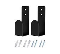 LIXSAZSE Rangement Mural pour Clavier d'ordinateur, Support Mural Noir, idéal pour optimiser Votre Espace de Travail et Votre Configuration Gaming, Droit, 12 x 6.5 x 4.7 cm