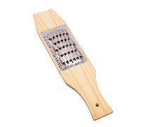 LIXSAZSE Râpe à légumes en acier inoxydable remplacement bois lavable Restaurant carotte concombre fromage aubergine trancheuse outil accessoires