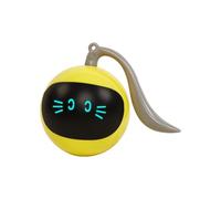 LIXSAZSE Recyclage de Charge USB - Lumière LED réutilisable pour Un itinéraire irrégulier Intelligent et Un évitement d'obstacle ABS avec Batterie, Jaune