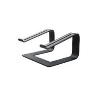 LIXSAZSE Refroidisseur en Alliage d'aluminium Support Universel pour Ordinateur Portable Bloc-Notes Amovible Ordinateur PC Anti-dérapant Tablette Support dortoir école, Noir