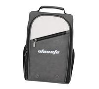 LIXSAZSE Sac à Chaussures zippé avec Poche de Rangement, Sac à Chaussures de Golf qualité supérieure, Durable et léger, Accessoire Cadeau pour Hommes et Femmes, Gris, 27 x 14 x 42 cm