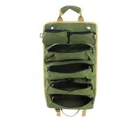 LIXSAZSE Sac à Outils Enroulable résistant pour aux Rayures pour Une durabilité à Long Terme OxfordCloth Type de Rouleau Sac de Rangement pour électricien et Menuisier, Vert