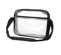 LIXSAZSE Sac à Outils Transparent résistant à l'eau, Outils secs et protégés, Sac à Outils Transparent entièrement Antistatique en PVC pour Salle Blanche, Facile à Nettoyer, Noir