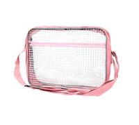 LIXSAZSE Sac à Outils Transparent résistant à l'eau, Outils secs et protégés, Sac à Outils Transparent entièrement Antistatique en PVC pour Salle Blanche, Facile à Nettoyer, Rose