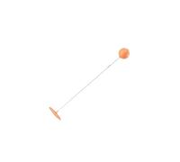 LIXSAZSE Sac de Frappe Speed Ball, Sac de Sable d'entraînement, Essentiel pour développer Force et agilité en Boxe. Cible d'entraînement autoportante, Orange, 115 cm