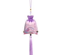 LIXSAZSE Sachet parfumé en tissu suspendu remplaçant le sac de rangement de bijoux Style chinois Antique accessoires d'ornement avec gland, Tapez 4