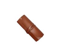 LIXSAZSE Sacoche enroulable pour outils de quincaillerie, pinces et tournevis, étui de rangement, pochette noire, Brun, 39.4 x 25.4 cm