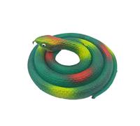 LIXSAZSE Serpents en Caoutchouc nouveauté Jouets avec Un Design réaliste modèle de Trucs bizarres Accessoires effrayants farces faveurs Fournitures pour Animaux, 80cm Vert foncé 1