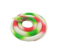LIXSAZSE Serpents en Caoutchouc nouveauté Jouets avec Un Design réaliste modèle de Trucs bizarres Accessoires effrayants farces faveurs Fournitures pour Animaux, 80cm Blanc 1