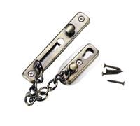 LIXSAZSE Serrure à chaîne de fenêtre de porte à vis d'hôtel salon toilette portes en acier inoxydable loquet accessoires matériel, Bronze