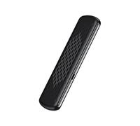 LIXSAZSE Son stéréo Portable Bluetooth Music Woofer pour Une Forme aplatie n'importe où. Peut être placé sous l'oreiller sans Aucun, Noir