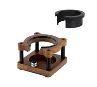 LIXSAZSE Station de tasseur à café 51/53/58 mm, support pour tasseur expresso pour restaurant et domicile, format carré, Couleur du journal, carré