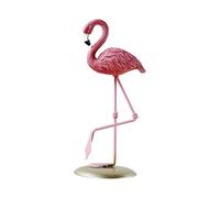 LIXSAZSE Statue de Flamant Rose Moderne, Sculpture de Bureau créative, Peinte à la Main, décoration pour Table, Art, Figurine, Sculpture Flamant Rose