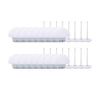 LIXSAZSE Support de couette durable avec enveloppe en pur coton pour une literie sécurisée. 2. La couette fixe facile à champignon est conçue pour être déverrouillée. , blanc , 16 pièces