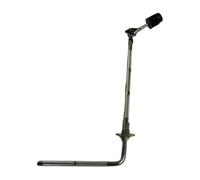 LIXSAZSE Support de cymbale extensible avec pince pour cloche, stabilité optimale, fiabilité et durabilité. Support métallique robuste pour batterie standard.