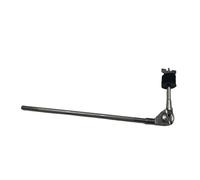 LIXSAZSE Support de cymbale extensible en métal robuste, réglable, idéal pour les percussions. Compatible avec les batteries standard, Long