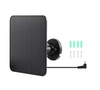 LIXSAZSE Support de Panneau pour Anneau, Support de Panneau Charge pour caméra pour Anneau, bâton caméra réglable, Chargeur, Noir