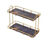 LIXSAZSE Support de Rangement Durable pour Salle de Bain, accès Facile, revêtement antirouille, Plusieurs Couches, clôture Extra Haute, Organisateur en Acier au Carbone