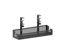 LIXSAZSE Support de Rangement en Maille réglable pour l'organisation du Bureau à Domicile, Support de Bureau en métal réticulé Essentiel pour la Maison, Durable, Grande Taille, Noir