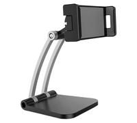 LIXSAZSE Support de téléphone Pliable pour la Cuisine : mécanisme de Pliage Pratique et entièrement réglable, Rotation à 360° pour Un Angle Optimal. Support Pliable pour téléphone Portable et