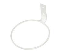 LIXSAZSE Support mural en métal facile à installer pour jardinière suspendue, porte-pot de fleurs blanc, anneau de fixation pour pot fleurs mural balcon, Blanc, 8 pouces