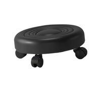 LIXSAZSE Tabouret Bas à roulettes pivotantes universelles, Confortable et Moelleux, avec Coussin épais, idéal pour Les Enfants et Les Adultes. Repose-Pieds Discret et Confortable.