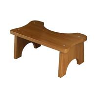 LIXSAZSE Tabouret de Toilette en Bambou, siège de Merde antidérapant pour Salle de Bain, Support de Toilettes pour Enfants et Adultes, Banc de Squat pour Personnes âgées