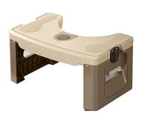 LIXSAZSE Tabouret de Toilette Pliable avec courbure pour Un Rangement Facile et Une Double stabilité, amélioré pour Le Placement de l'aromathérapie, tapez+3