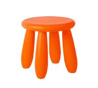 LIXSAZSE Tabouret en Plastique pour Enfants Chaussures pour Adultes Chaise à Langer siège intérieur Maison épaissie Pied de lit Maternelle Banc Meubles, Orange