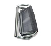LIXSAZSE Tabouret Pliable Chaise antirouille Camping en Plein air randonnée pêche Sac à Dessin siège Relaxant avec Sac de Rangement, Gris