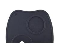 LIXSAZSE Tapis de bourrage en Silicone, large gamme d'options pour les amateurs de café, Gel silice, tapis bourrage en Silicone, facile à nettoyer, noir simple tête M