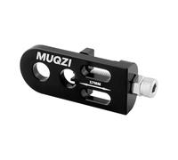 LIXSAZSE Tendeur de chaîne de vélo léger et réglable, réglage simple et efficace, universelle, tendeur chaîne vélo à vitesse unique, Noir, 72.7 x 26.5 x 14.2 mm