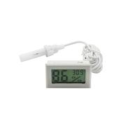 LIXSAZSE Thermomètre numérique écran LCD Mural hygromètre intégré précis Compteur d'humidité de la température de Bureau avec sonde