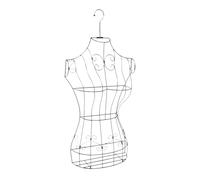 LIXSAZSE Torse de mannequin féminin en fer, demi-corps, présentoir simple, robuste et facile à pour tout environnement. Mannequin féminin en fer, buste pratique et