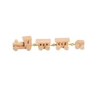 LIXSAZSE Train Miniature 1/12 pour Maison de poupée, modèle réduit en Bois avec détails minutieux pour des décors créatifs, modèle à Vapeur rétro 112 , Marron Clair , 10 x 1.8 x .2 cm