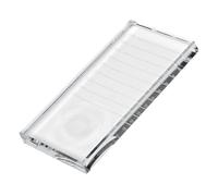 LIXSAZSE Tuiles de cils Rectangle Cils Plateau Multifonctionnel Outils Colle Titulaire pour Différencier Eyewinker Longueur