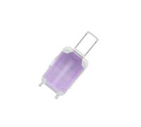 LIXSAZSE Valise pour poupée Mannequin, Accessoires pour poupée bébé, Choix pour Le Jeu imaginatif et Les Histoires, Accessoire de Voyage, Jouet , Violet Clair , 9 x 4.5 x 14.8 cm