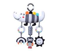 LIXSAZSE Veilleuse à clochettes pour lit bébé avec berceuses, Comprenant des hochets résistants à Motifs d'animaux pour Un Confort et Un Soutien optimaux. Convient pour aux bébés de 0 12 Mois.