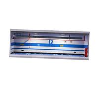 LIXSAZSE Vitrine de Simulation de scène Parking à l'échelle 1/64 pour Mini modèles et Configuration Garage avec Options d'éclairage LED Mallette Voiture modèle moulé sous Pression à l'échelle