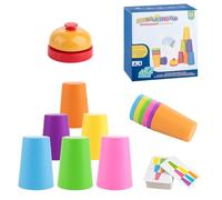 Lixstyea Speed Cup - Gobelets Speed Stacking pour Jeux d'Empilage Rapide, Jeu d'Empilage de Gobelets pour Enfants et Adultes, Jeu de avec Plusieurs Piles, pour Fêtes