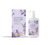 Lixuitme Crème Corporelle Hydratante à la Lavande, Firming Cream, Soin Nourrissant 24h pour Peaux Sèches, Texture Légère à l'Extrait de Lavande Véritable, Apaisement Cutané Immédiat